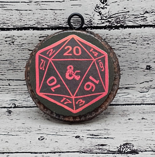 DND red/black die